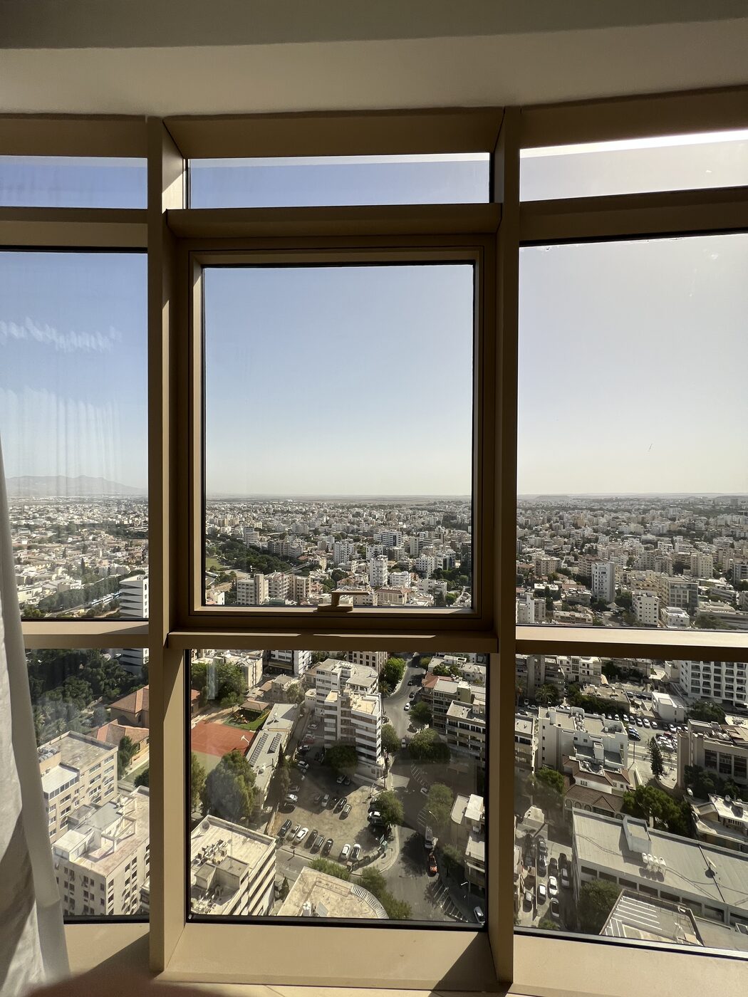 View over Nicosia from the master bedroom window